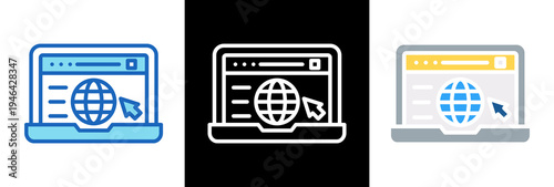 Web Browser triplestyle icon