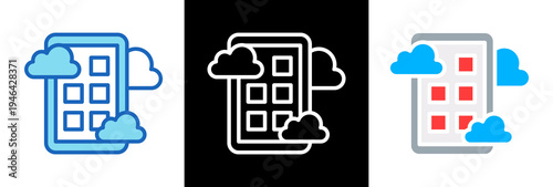 Cloud Application triplestyle icon