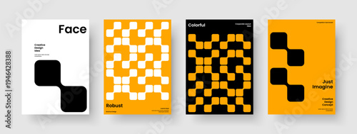 Creative Poster Layout. Geometric Report Design. Isolated Book Cover Template. Flyer. Banner. Brochure. Business Presentation. Background. Handbill. Notebook. Advertising. Brand Identity. Portfolio