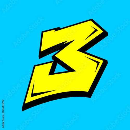 A yellow arrow symbol on a triangular caution sign warns of high voltage electricity and dangerous risk of electric shock for safety and power hazard attention