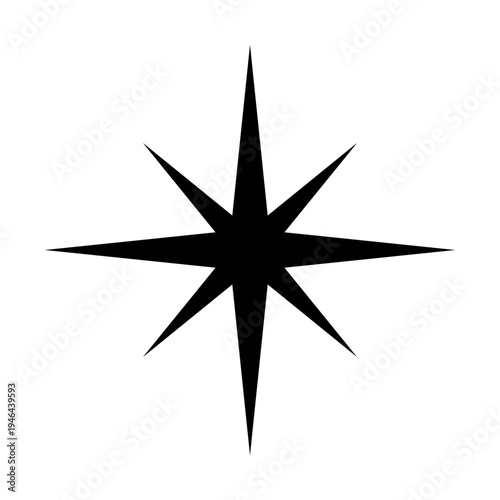 Shiny sparks silhouettes. Twinkle star particles, glitter sparkles and magic sparkle isolated silhouette vector icons. Twinkle star particles, glitter sparkles and magic sparkle. Party sparks, festive