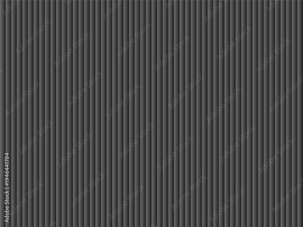 Fototapeta premium Vertical Corrugated Gray Slat Pattern Background