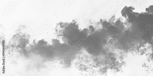 Dark smoke flows smoothly over a shadowy abstract scene. Gradients and light layers add motion, depth, and subtle elegance. Ideal for modern digital visuals png