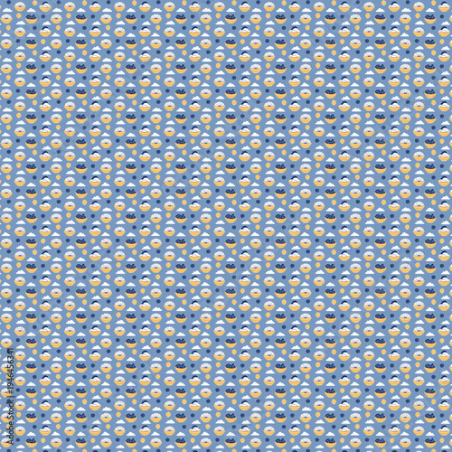 blue mosaic pattern