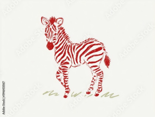 Wildlife and safari-themed illustration for eco-conscious marketing, children's books, adventure brand identity, nature education, and travel-related promotions, especially in sustainable tourism.