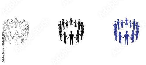 Minimalist Line Art Person Watering Brain Concept, Self Growth and Education Vector Icon Set, Mental Health Wellness and Learning Outline Illustration, Clean 2pt Stroke Design for Knowledge