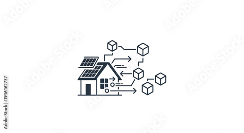 Solar powered smart home system.