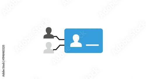 User profile data sync icon.