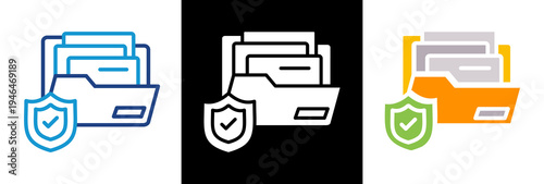 Document Security triple icon