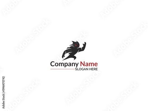A clean Animal Mascot logo design vector