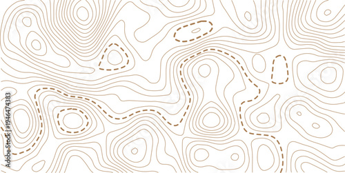 Modern design with White background with topographic wavy pattern design. paper texture Imitation of a geographical map shades. Topographic map background geographic line map.