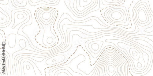 Modern design with White background with topographic wavy pattern design. paper texture Imitation of a geographical map shades. Topographic map background geographic line map.