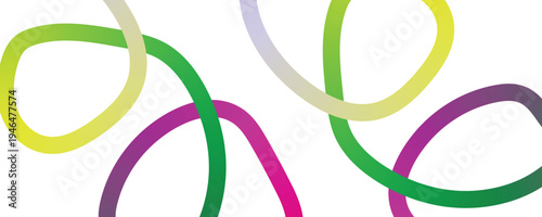 Vibrant abstract color lines pattern with swirling shapes and bright hues