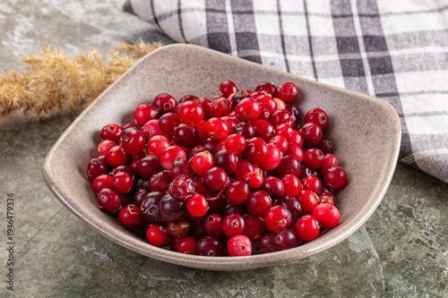 Foto Sweet and sour fresh cranberry