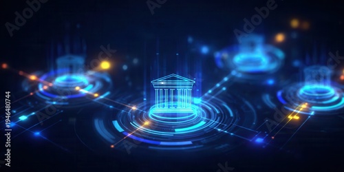 High tech bank systems send a secure remittance, relying on swift authentication and a digital fee for a global cashless economy.