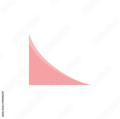 Mother's Day Pink Corner Shape Decoration