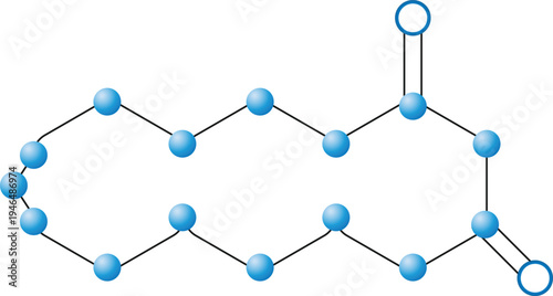 Molecular structure of an organic compound