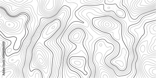 Topographic map background geographic line map with elevation assignments .Design materials. Print image, Abstract background. Vector illustration