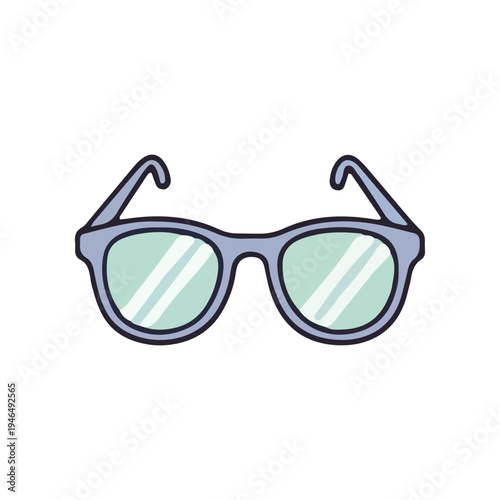 Eyeglasses Icon Isolated