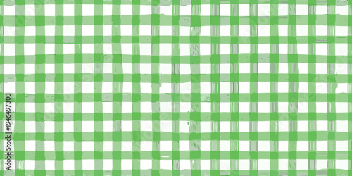 A vibrant green and white checkered pattern fills the entire image