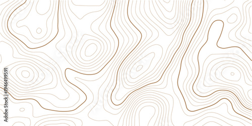 paper texture Imitation of a geographical map. Transparent PNG Topographic line map. 