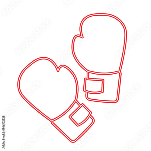 Boxing Gloves Outline Icon