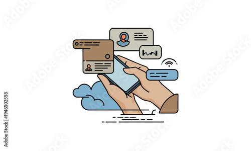 Mobile Phone Communication with Cloud Messaging