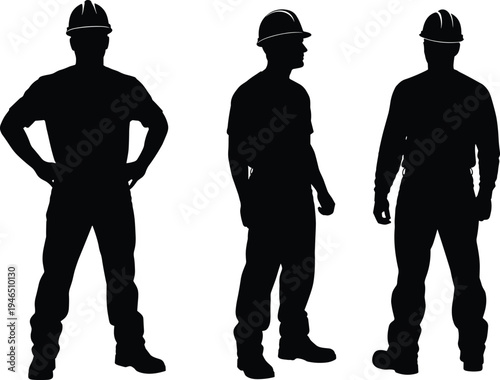 Set of black silhouettes featuring basketball players in various active poses including dribbling, shooting, and defending, isolated white background, vector