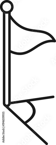 Soccer Corner Flag Icon