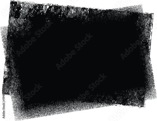 High detailed rolled ink texture . Distress Grunge background . Scratch, Grain, Noise, grange stamp .Place texture Over any Object to Create Grungy Effect .Rough edges vector.