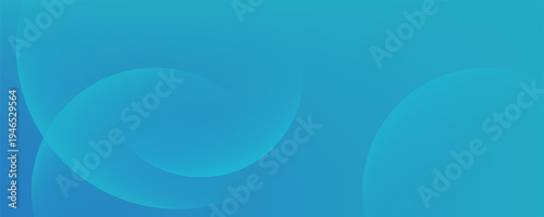 Blue abstract background graphic vector illustration, circle bright light backdrop modern minimal simple text copy space gradient banner design, brochure flyer or presentation cover bubble image