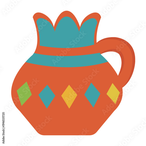 Vector graphic icon for Ceramic pot