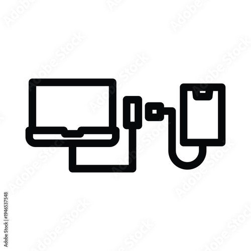 connecting line icon illustration vector graphic.eps