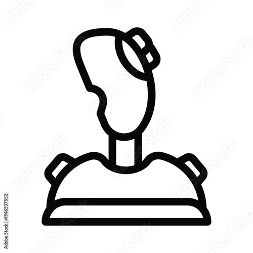joystick line icon illustration vector graphic.eps