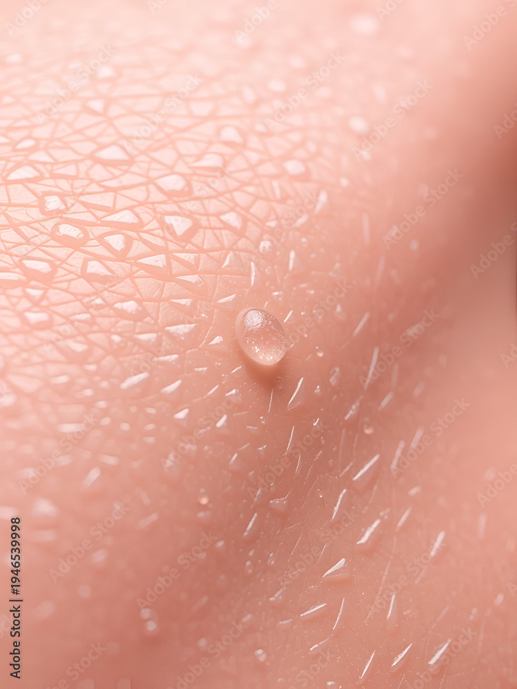 Fototapeta premium Goosebumps on Skin - Close-Up Macro Photography of Piloerection