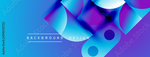 Abstract vibrant design. Blue purple hues blend, creating dynamic visual texture. Text reads background design. Modern aesthetic.
