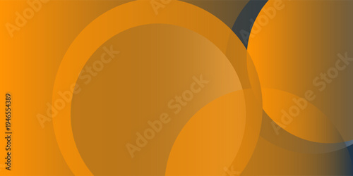 Orange and Blue Gradient Abstract Background with Overlapping Circles. image , gradien