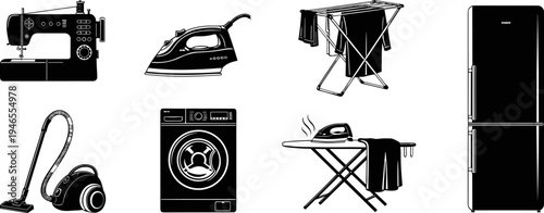 Telecommunication Towers and Street Light Vector Silhouettes Set, featuring Mobile Cell Towers, Radio Antennae, and Classic Street Lamp, for Urban Infrastructure and Communication Technology