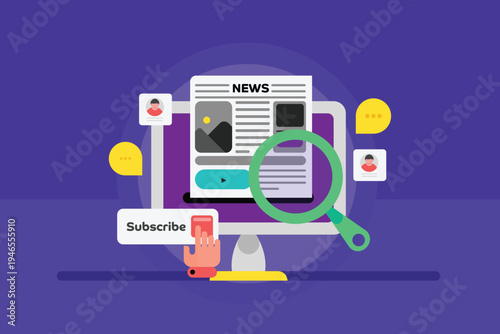 Online news publication combine multimedia storytelling, allowing audience explore and subscribe to news content.