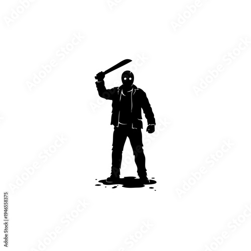 A man in a suit raising his hand in a gesture of speech or command.