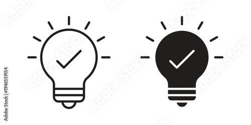 Solution icon symbol design template. Vector 10 eps.