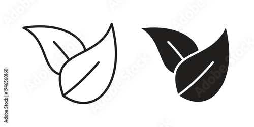 Vegan icon symbol design template. Vector 10 eps.