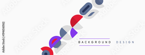 Abstract geometric shapes, vibrant colors, diagonal arrangement. Minimalist design, clean lines, modern aesthetic. Background element for various projects.