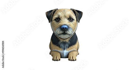 Border Terrier Dog Sitting