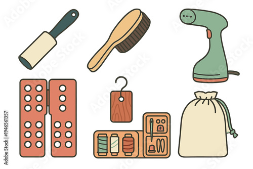 Crafting tools displayed on a clean surface for sewing and DIY projects in a well-lit indoor space