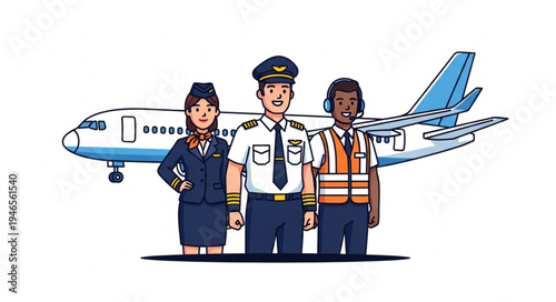 Airline Crew and Ground Staff.