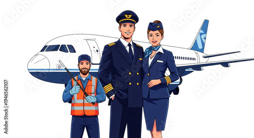Airline Crew and Ground Staff.