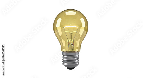 Clear Incandescent Light Bulb with Filament