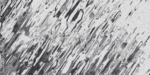Diagonal Abstract Grayscale Texture with Streaky Dark Gray Forms and Speckled Grainy Noise Creating a Dynamic Textured Pattern for Graphic Design and Artistic Backgrounds Keywords: abstract