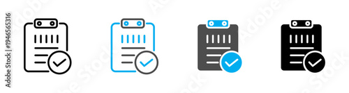Strategic Business Planning and Task Management Icon Vector Illustration
